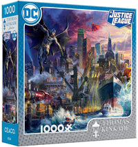 Justice League - Showdown à Gotham Pier, Thomas Kinkade (1000pcs)