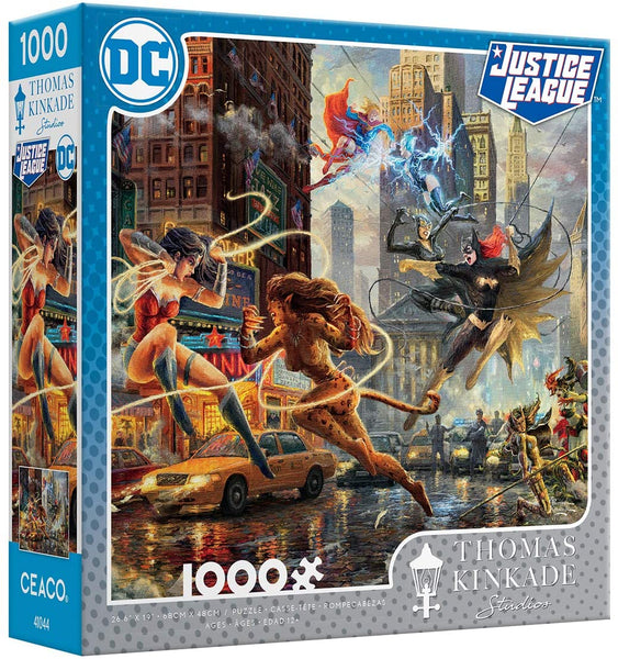 Buy Justice league the women of dc, thomas kinkade (1000pcs
