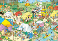 Camping dans la nature forestière / camping, JVH (1000pcs)
