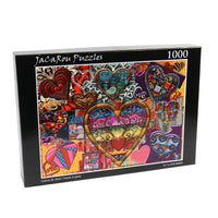 Coeurs de Vitrail / Hearts of Glass, Anie Maltais (1000pcs)