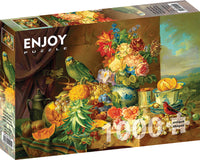 Still Life with Fruit and a Parrot (1000pcs)