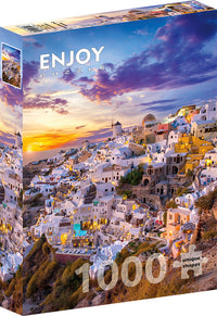 Sunset over Santorini (1000pcs)