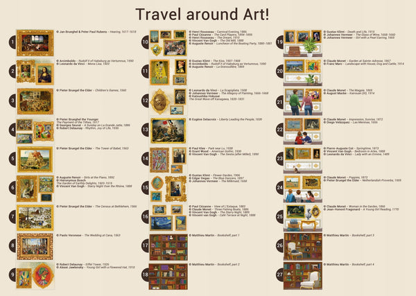 The World's Largest Jigsaw Puzzle - Travel around Art! Grafika-T