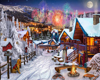 Terrain de jeu d'hiver