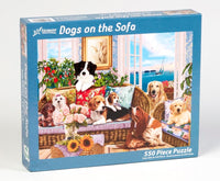 Chiens sur le canapé