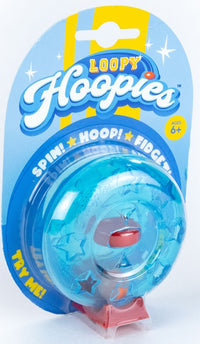 Hoopsies en boucle bleu