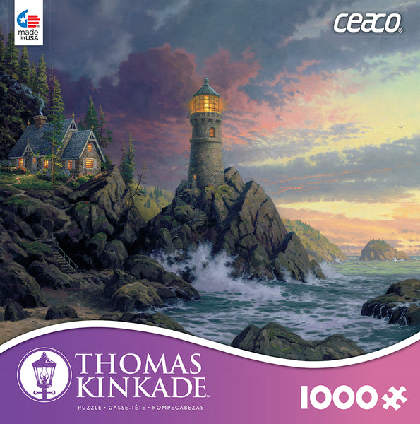 Buy Rock of salvation, thomas kinkade Puzzle | Jigsaw Jungle