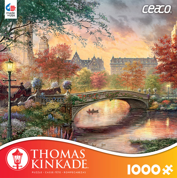 Buy Autumn in new york, thomas kinkade Puzzle | Jigsaw Jungle