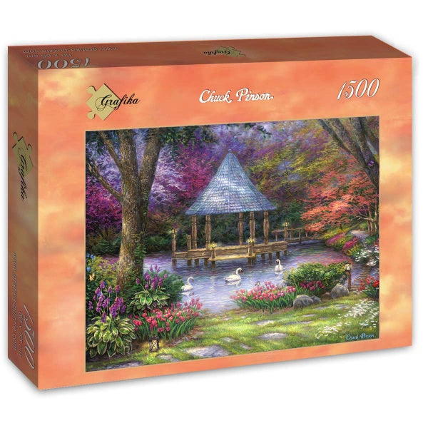 Buy Swan pond, chuck pinson (1500pcs) Puzzle | Jigsaw Jungle