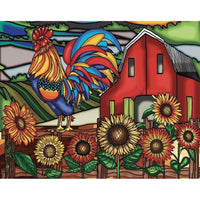 Coq / Rooster, peinture de diamant