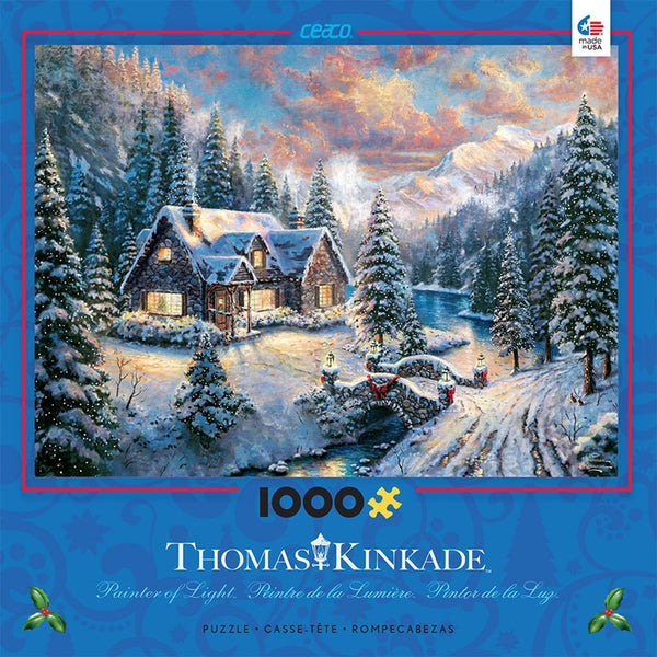 Buy Country christmas, thomas kinkade Puzzle | Jigsaw Jungle