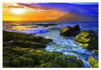 Sunset on the Rocks (Tombee du jour sur rochers)