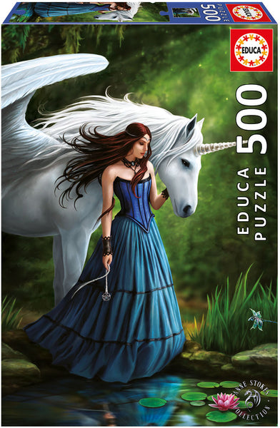 Anne Stokes 「Enchanted Pool」 Enchanted Pool Scroll Kit by Anne Stokes – FairyPuzzled