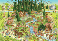 Funky Zoo: Black Forest Habitat, Degano (1000pcs)