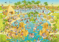 Funky Zoo: Nile Habitat, Marino Degano (1000pcs)