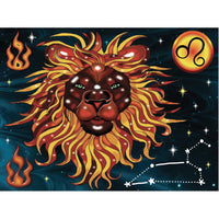 Lion / Leo, peinture de diamant