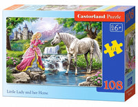 Petite dame et son cheval