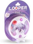 Boucle bouclée "bord" violet