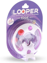 Boucle bouclée "bord" violet