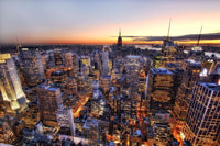 Coucher de soleil de Manhattan
