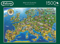 Carte de l'Europe, Adrian Chesterman