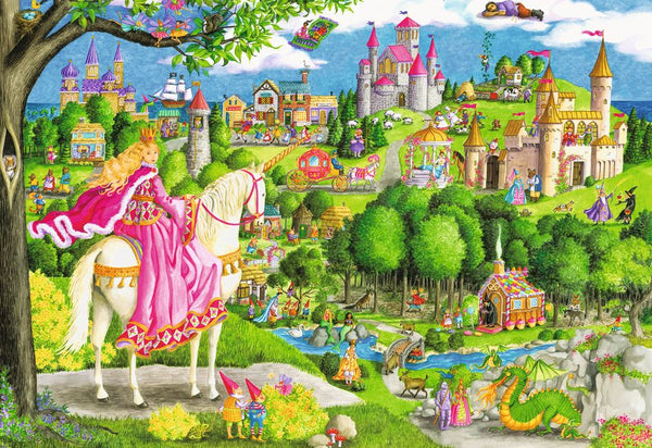 Once Upon a Time ジグソーパズル Buy Ravensburger once upon a time (super size floor puzzle) Puzzle