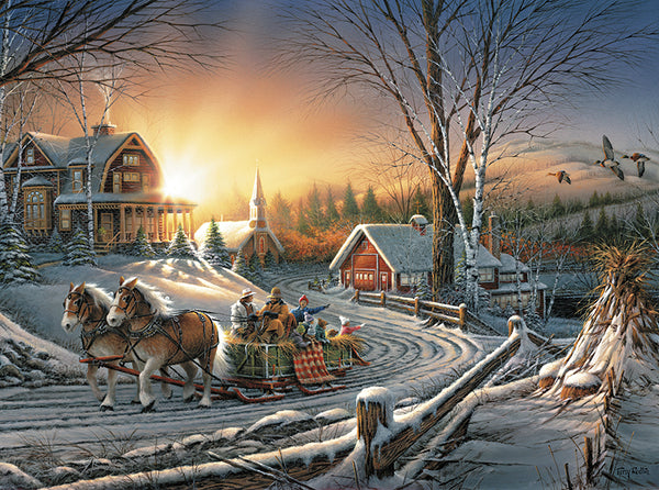 Buy Pleasures of winter, terry redlin Puzzle Jigsaw Jungle