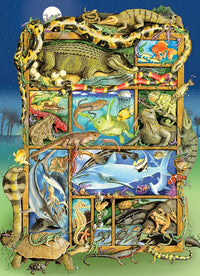 Reptiles et amphibiens, Laura L. Seeley (puzzle de la famille)