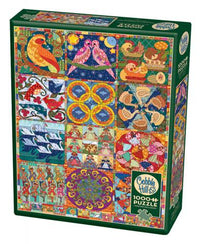 Douze jours de courtepointe de Noël (1000pcs)