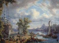 Rive Asiatique de Bosphore Animee A Constantinople, August Meyer