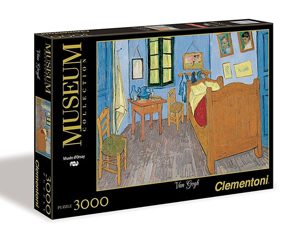 Vincent Van Gogh Bedroom At Arles 1000-Piece Jigsaw Puzzle For Adults – Square-Box Art Puzzle
