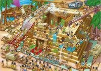 Collection de dessins animés - Construire les pyramides