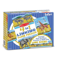 Safari - Linking Floor Puzzle 4-in-1