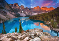 Sunrise à Moraine Lake, Canada