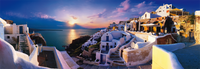 Sunset on Santorini (Panoramic)