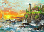 Coucher de soleil par la côte rocheuse, Dominic Davison