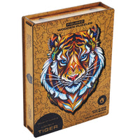 Lovely Tiger (King Size) (Wooden Jigsaw Puzzle)