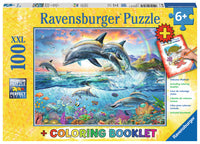 Ravensburger Dolphins vibrants + livret à colorier