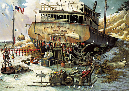 Puzzle Heye 1000 Pièces – Rowboat Zozoville Par Johan Potma – Occasion – Numéro 29540