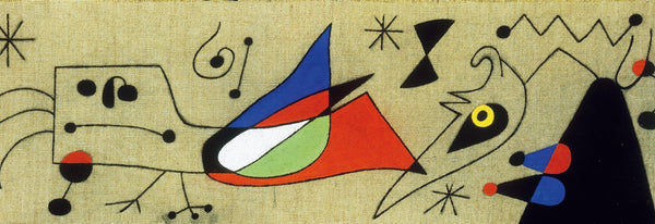 Joan Miro、FEMME ET OISEAUX DANS LA NUIT Femme et oiseaux dans la nuit (Woman and Birds in the Night