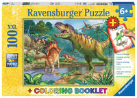 Ravensburger World of Dinosaurs + Coloring Booklet