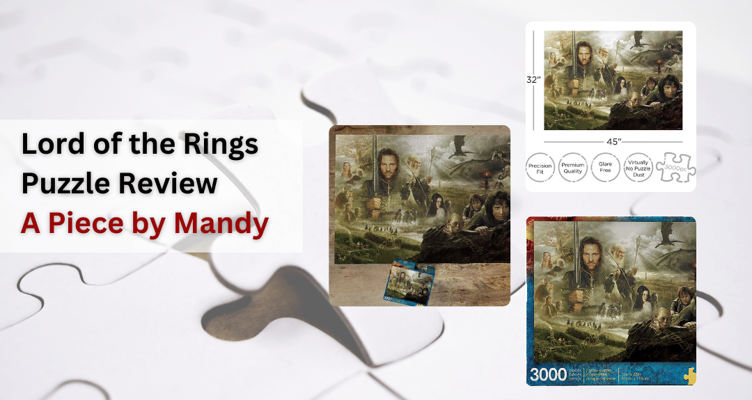Lord of the Rings 3000pcs Puzzle Review by Mandy