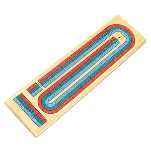 Plateau de cribbage en bois à 3 voies 