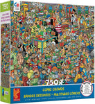 PFG Comic Crowds: Book Fair (750pcs) (Usage/Used - PUZZLES FOR GOOD)