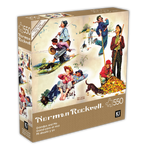 PFG Grandpa et moi, Norman Rockwell (550pcs) (utilisation / utilisée - puzzles pour de bon)