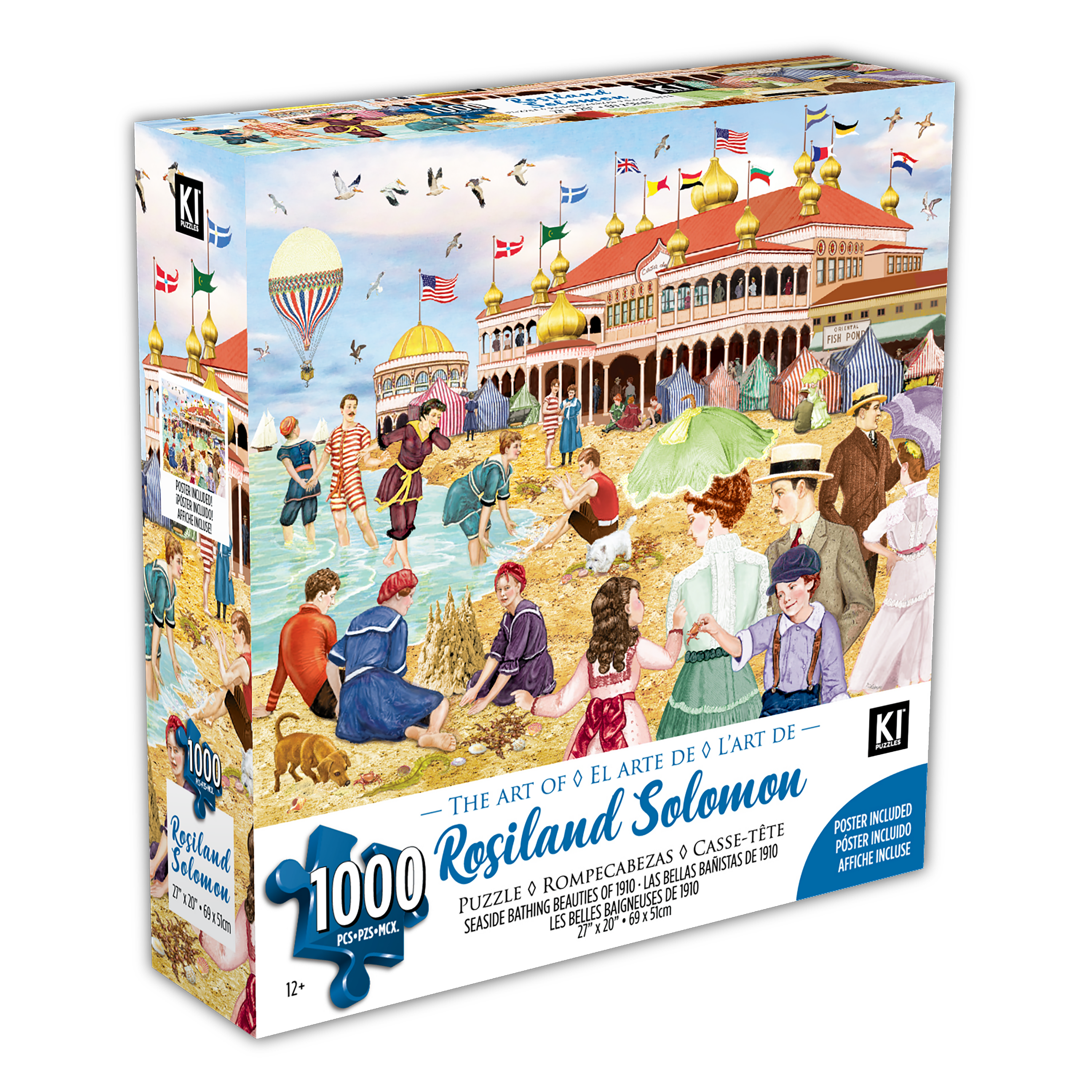 PFG Bathing Beauties of 1910, Rosiland Solomon (1000pcs) (Usage/Used - PUZZLES FOR GOOD)