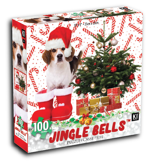 Jingle Time - Puppy at the Tree (100pcs)