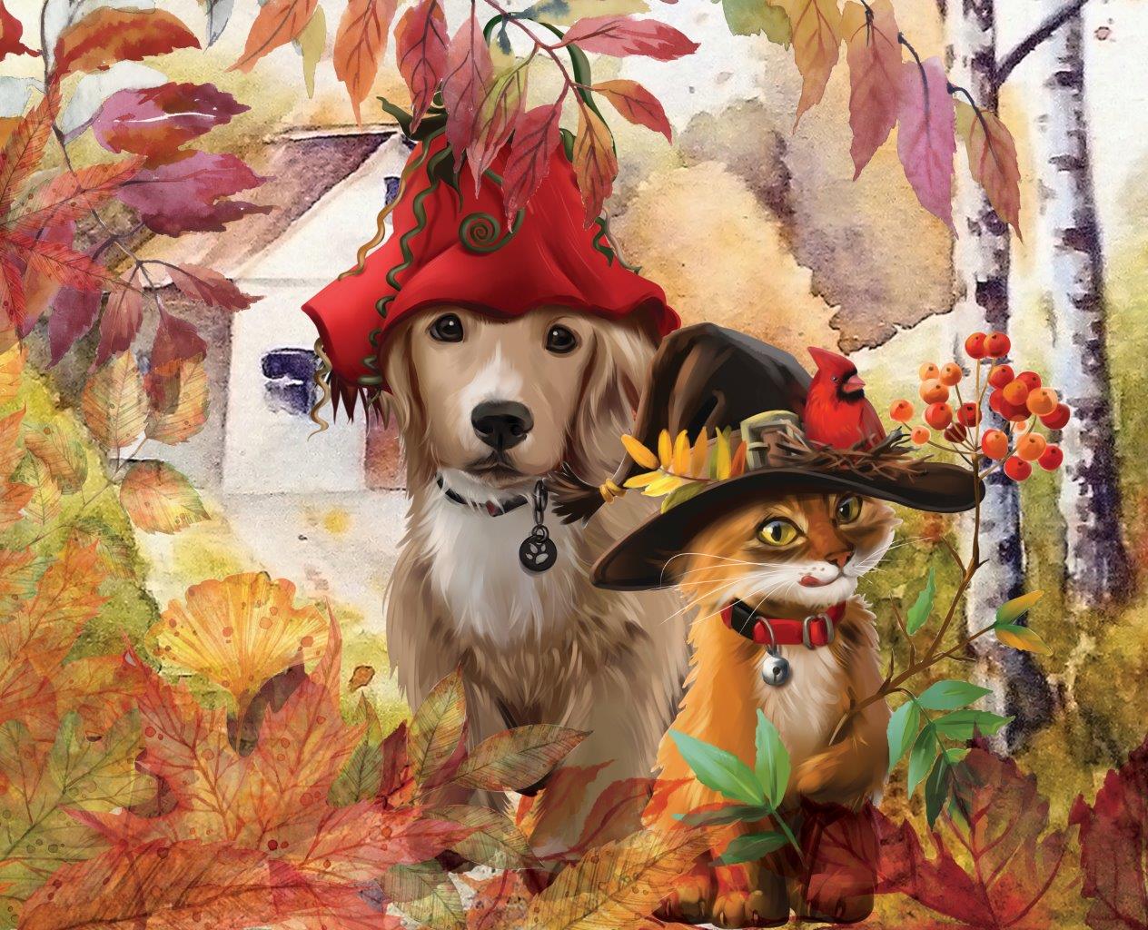 Fall Fancies - Puss n' Pup (100pcs)