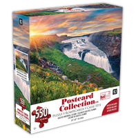 Collection PFG Poste-Carte - Gullfoss Waterfall, Islande (550pcs) (utilisation / utilisée - Puzzles pour de bon)