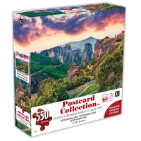 Collection de cartes postales PFG - Meteora Kalabaka, Grèce (550pcs) (utilisation / utilisée - puzzles pour de bon)